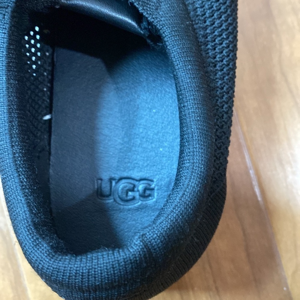 Ugg Women's Zilo Knit Black Lace Up Sneaker Shoes Sz 11 - Picture 4 of 8